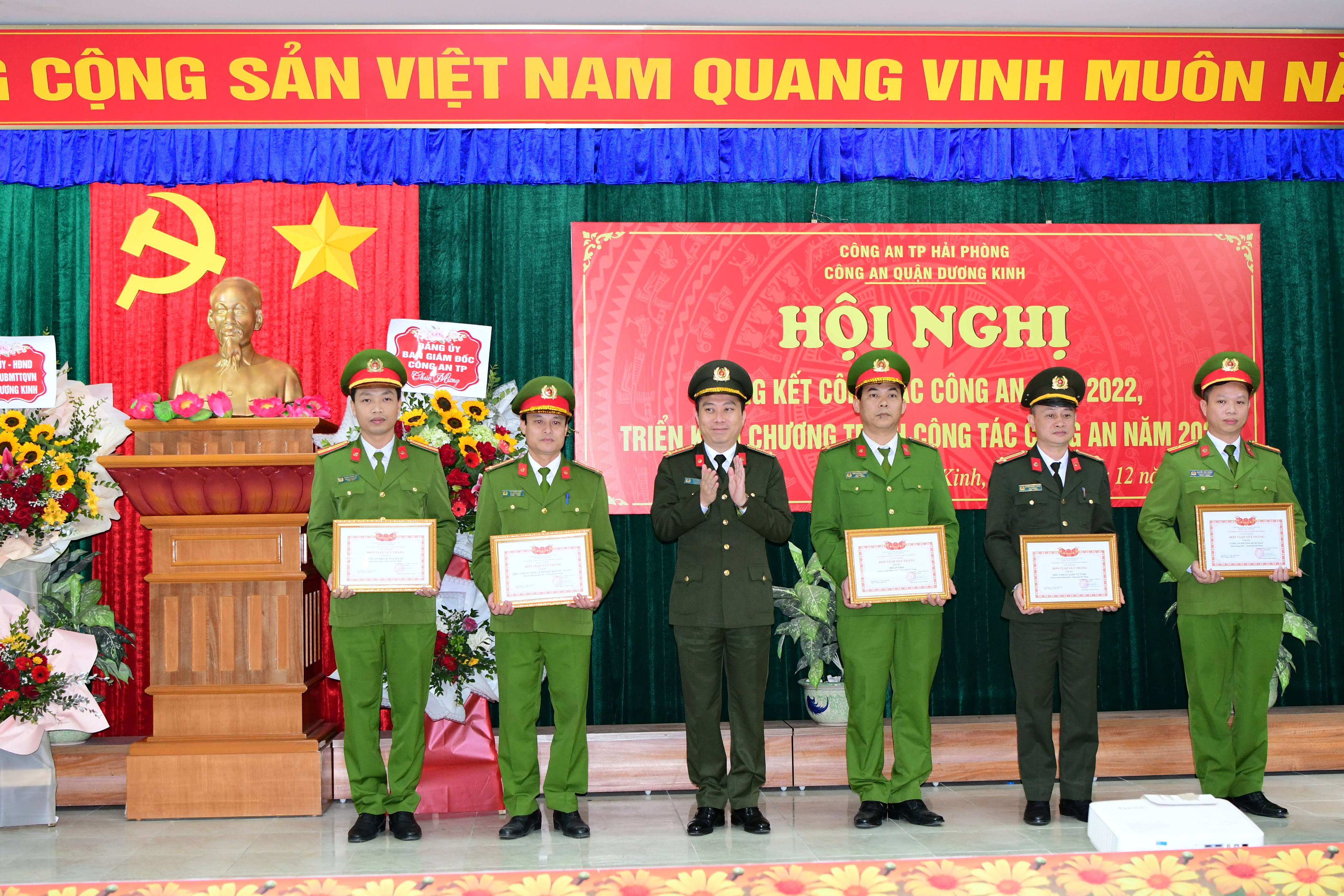 Công an quận Dương Kinh: Triển khai chương trình công tác Công an năm 2023